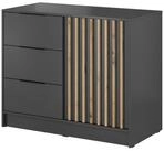 Masseno Kommode NELIANA 105 cm Sideboard mit 3 Schubladen und 1 T&uuml;ren...