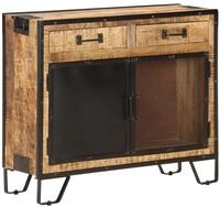 vidaXL Sideboard Sideboard 80&times;31&times;71 cm Raues -Massivholz (1 St)