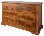 Massivmoebel24 Kommode OXFORD (Massivholz), Kommode Akazie 145x58x90 honig&nbsp;...