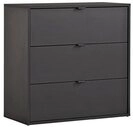mokebo Sideboard Die Stilvolle (80x73x40cm, mit 3 Schubladen), Nachttisch,...
