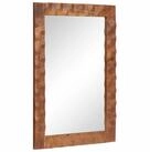vidaXL Badezimmer-Set Badezimmer Spiegel nbraune Oberfl&auml;che 50 x 70 x 2,5 cm,...
