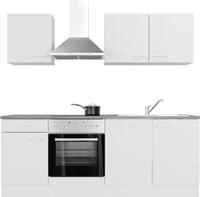 Flex-Well K&uuml;chenzeile Lucca, wahlw. mit E-Ger&auml;ten, Breite 210 cm, viele