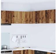 vidaXL H&auml;ngeschrank H&auml;ngeschrank Altes Holz und Wei&szlig; 57 x 57 x 40 cm...