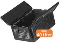 Mahlzeit Thermobeh&auml;lter Thermobox faltbar, 60 x 40 x 25,5cm 40 L, Schwarz,