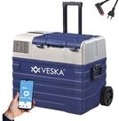 VESKA Elektrische K&uuml;hlbox Kompressor Gefriertruhe mobiler K&uuml;hlschrank,...