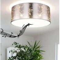 GLOBO LIGHTING LED Deckenleuchte, Leuchtmittel inklusive, Warmwei&szlig;,...