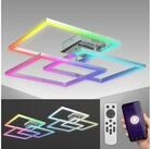 B.K.Licht Smarte LED-Leuchte BK_FR1320 WiFi LED-Deckenleuchte, Smart, App und
