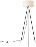 Qazqa Stehlampe Luz, ohne Leuchtmittel, E27, Schwarz, Modern, Metall, 1-flammig
