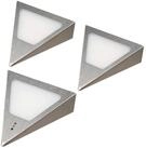 kalb LED Unterbauleuchte Dreieck LED Unterbauleuchten mit Sensor, Warmwei&szlig;,...