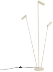 Qazqa Stehlampe Thomas, ohne Leuchtmittel, Warmwei&szlig;, QAZQA Stehlampe, gu10, Beige,
