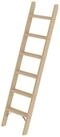 PROREGAL&reg; Anlegeleiter Stufen-Anlegeleiter Holz ohne Traverse