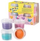 Feuchtmann Knete KINDER SOFT KNETE Mini Sparkle (1-tlg), 4 x 80g weiche...