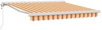 vidaXL Markise Ausziehbare Markise Gelb und Orange 350 x 250 x 165 cm (1-St)