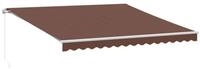 vidaXL Markise Markise Manuell Braun 400x350 cm (1-St)