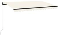 vidaXL Markise 450 x 300 cm Gelenkarmmarkise Einziehbar mit LED 450x300 cm...
