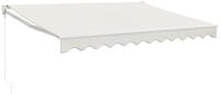 vidaXL Markise 35 x 25 m Gelenkarmmarkise Creme 3,5x2,5 m Stoff und Aluminium