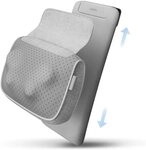 NAIPO Massagekissen Shiatsu Nacken- und R&uuml;ckenmassageger&auml;t mit W&auml;rmefunktion, und