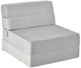 COSTWAY Schlafsofa, 3 in 1 Klappmatratze, mit abnehmbarem Bezug