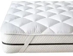 Matratzenauflage ZOLLNER, 160 x 200 cm, 100% Polyester, vom...