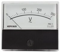 Velleman Strommessger&auml;t Drehspulpanelmeter zum Einbau in elektronische Instrumente,
