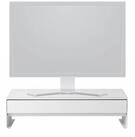 Yamazaki Monitor-Halterung Tower St&auml;nder mit Schublade, (bis 27 Zoll, 1tlg., 1-tlg.,