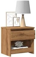 vidaXL Nachttisch NA Nachttische2er Set Artisan-Eiche 40x30x39 cm Spanplatte