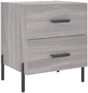 vidaXL Nachttisch NA Nachttisch Grau Sonoma 40x35x47,5 cm Holz Nachtkonsole