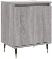 vidaXL Nachttisch Nachttisch Grau Sonoma 40x30x50 cm Holzwerkstoff (1-St)