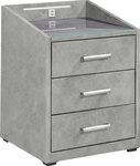 ED EXCITING DESIGN Nachtkonsole Moon, mit LED-Beleuchtung und USB-Anschluss &