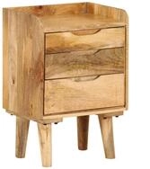 vidaXL Nachttisch Nachttisch Massivholz 40x30x59,5 cm