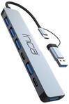 INCA IUTP-7T USB-Adapter USB-C Stecker zu USB-A Buchse, USB-C Buchse, USB-C Hub