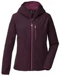 Killtec Outdoorjacke Funktionsjacke mit Kapuze wasserdicht rot 38