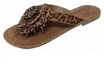 Lazamani Pantolette braun 36 EU