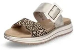 Remonte Remonte Damen Pantolette leo gold Pantolette braun|goldfarben 41 EU