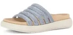 Gabor Pantolette, Plateau, Sommerschuh, Schlappen in funkelnder Optik blau 38...