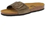 Plakton plakton 181018 Bis 3 Nobuck - Damen Pantolette - Kaki Sandale gr&uuml;n 37...