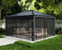 Palram - Canopia Pavillonseitenteil Dallas Garden Gazebo Netting Set, 466x212 cm, mit