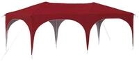 vidaXL Partyzelt Pop-up Partyzelt 575 x 288 x 245 cm Bordeauxrot Oxford-Stoff