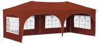 vidaXL Partyzelt Pop-up Partyzelt 575 x 288 x 245 cm Terrakotta Oxford-Stoff