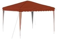 vidaXL Partyzelt Pop-up Partyzelt 288 x 288 x 245 cm Terrakotta Oxford-Stoff