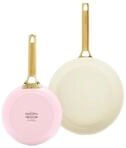 GREENPAN Pfannen-Set Padova Reserve 2-tlg. Pfannen-Set 20 cm & 26 cm rosa...