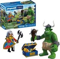 Playmobil&reg; Troll mit L&ouml;wenritterschatz (72116), Knights...