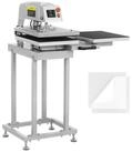 MSW B&uuml;gelsystem Doppelte Transferpresse 40x50 cm Hitzepresse T-Shirt Keramik