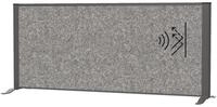 MAUL Standtafel Sideboard-Trennwand MAULconnecto anthrazit 120/52,75cm Akustik
