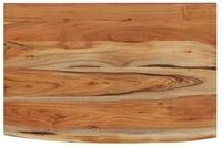 vidaXL Tischplatte Wandregal 70x40x2,5 cm Rechteckig Massivholz Baumkante (1 St)