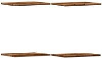 vidaXL Regal Regalb&ouml;den 4 Stk. Altholz-Optik 40x30x1,5 cm Holzwerkstoff, 4-tlg.