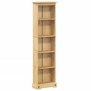 vidaXL B&uuml;cherregal B&uuml;cherregal Corona 46x20x170 cm Massivholz Kiefer, 1-tlg.