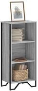 vidaXL B&uuml;cherregal NA B&uuml;cherregal Standregal Bodenregal Grau Sonoma 50x31x106...