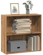 vidaXL B&uuml;cherregal NA B&uuml;cherregal Artisan-Eiche 80x30x77 cm Spanplatte