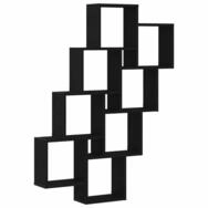 vidaXL Regal Wandregal Schwarz Eichen-Optik 90 x 15 x 119,5 cm Holzwerkstoff,...